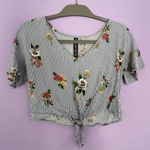 Small Design Lab Floral Crop Top